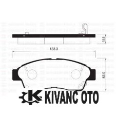 AE101 COROLLA-CARİNA-RAV4  ÖN BALATA